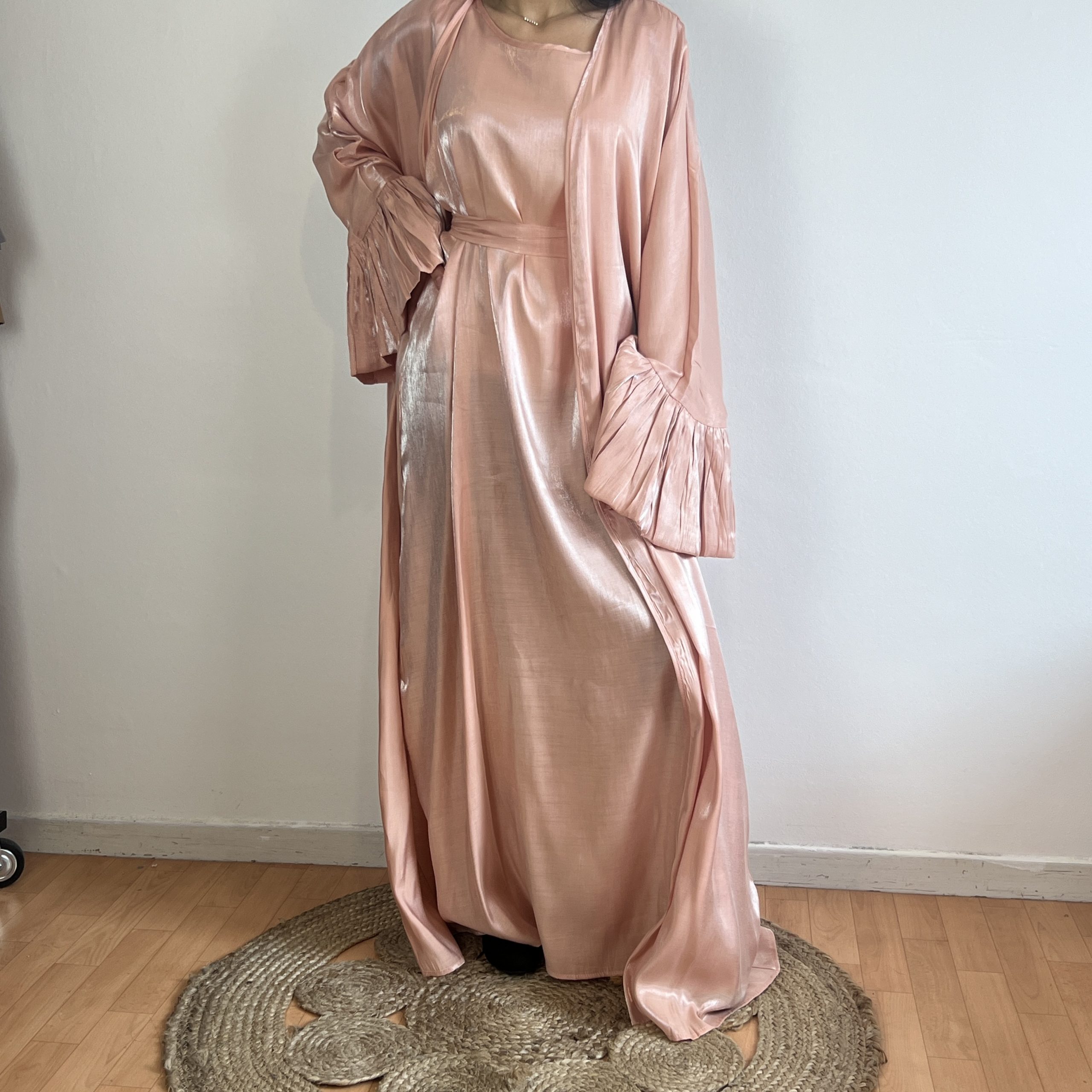 ENSEMBLE ABAYA EN SATIN – Image 4