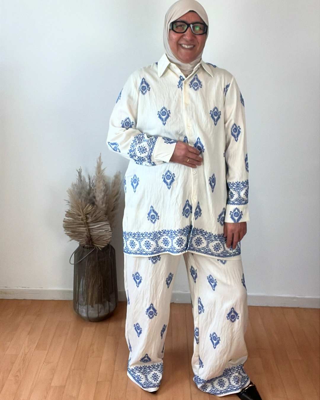 ENSEMBLE MASTOUR BRODÉ
