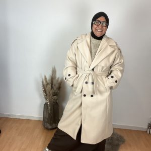 MANTEAU LONG DOUBLE BOUTONNAGE
